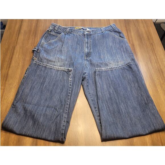 Vintage Levi’s Silver Tab Jeans Men’s 38x34 Carpenter Fit Blue Denim EUC - Picture 4 of 11